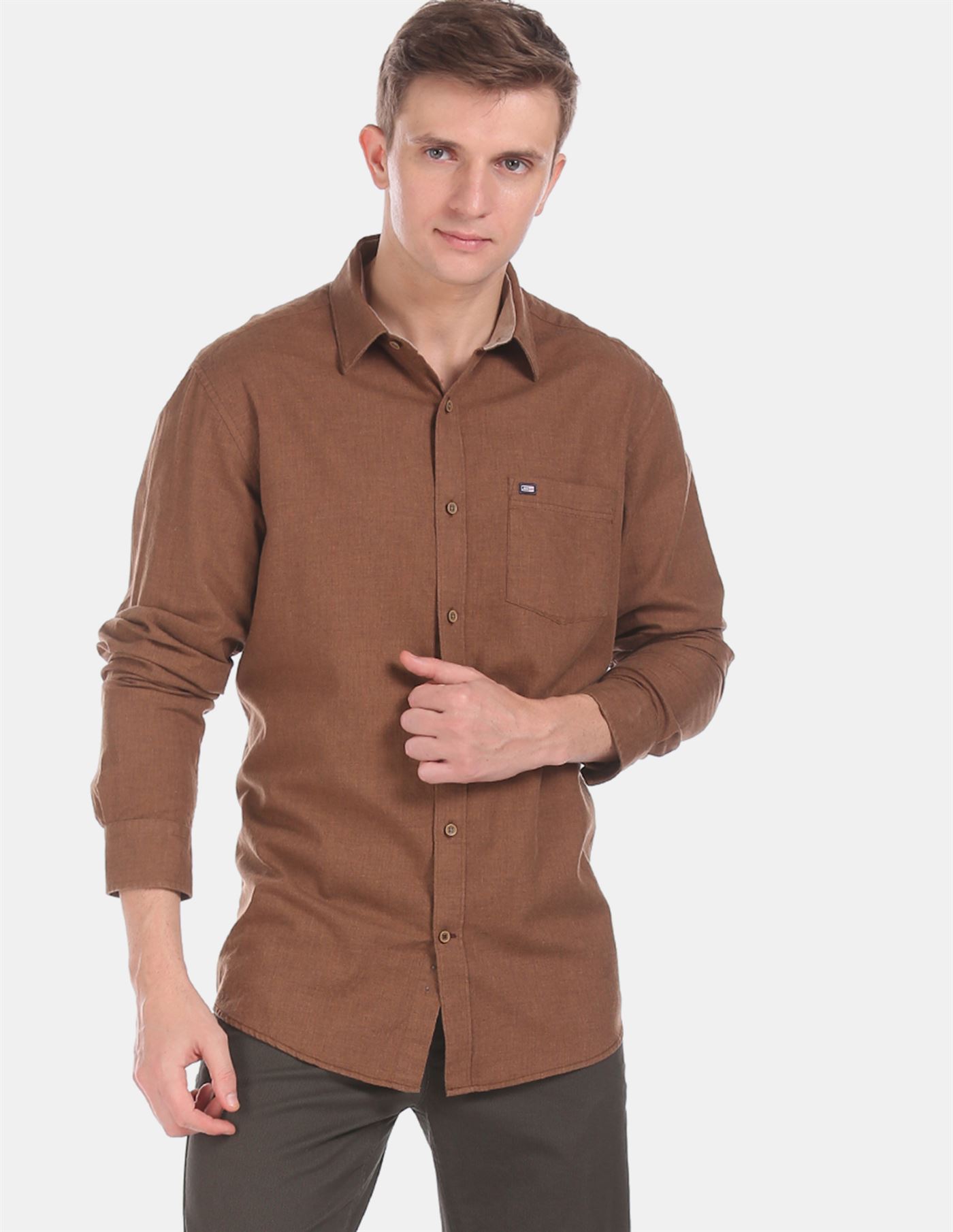 Casual brown cheap